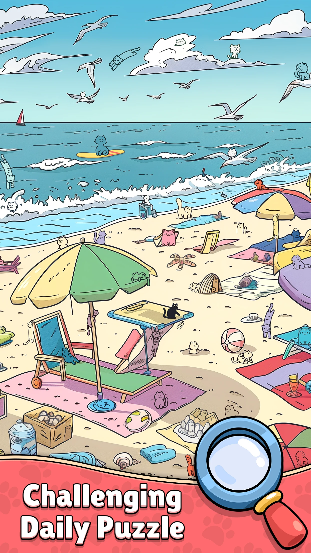Find The Cat - Spot It! screenshot
